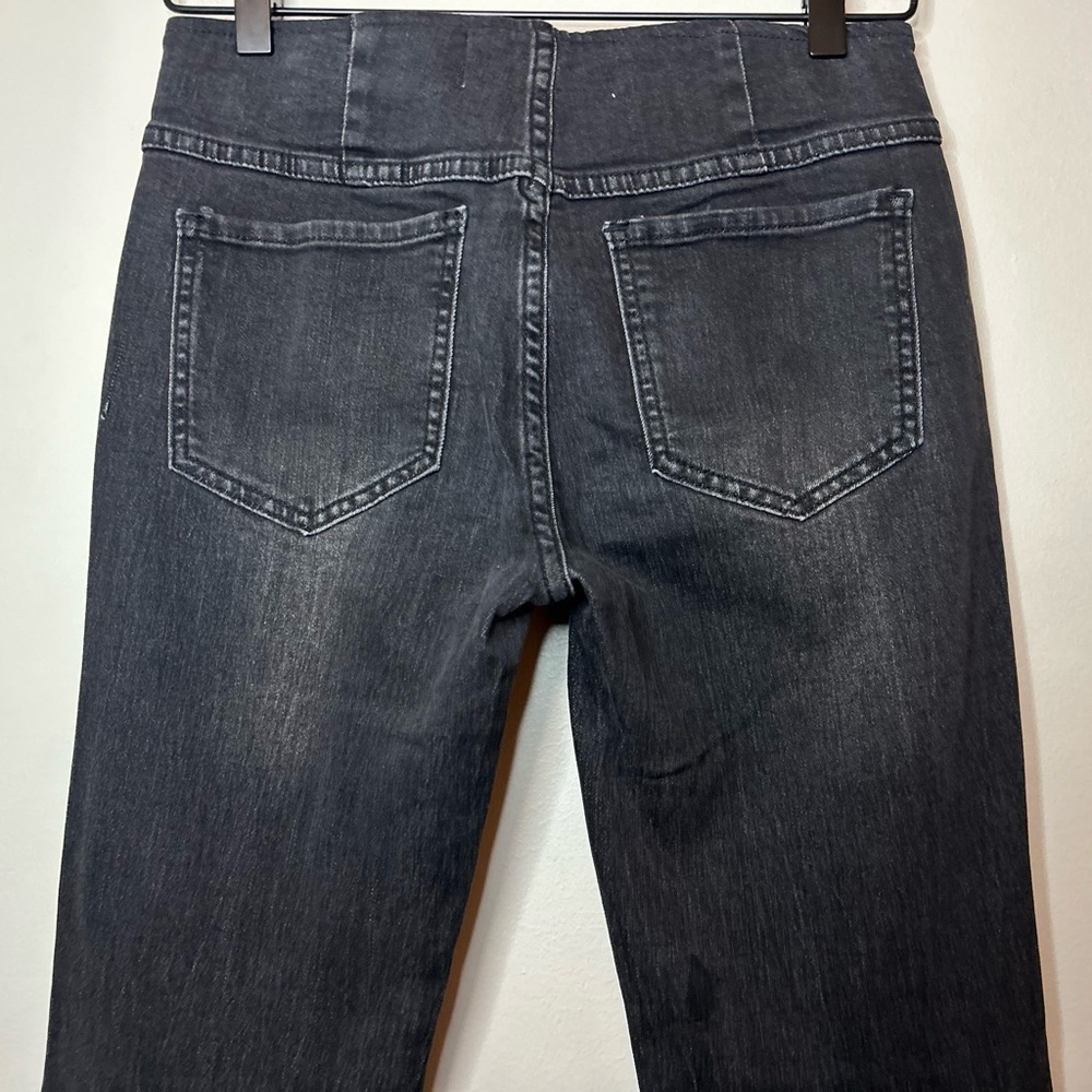 Newbury Kustom Midrise 70’s Bell Bottom Flare Stretch Pull On Jeans Size S - Picture 7 of 11